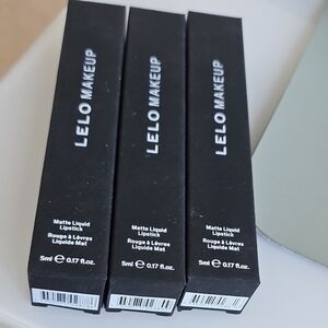 LELO Makeup Matte Liquid Lipstick Bundle Of 3